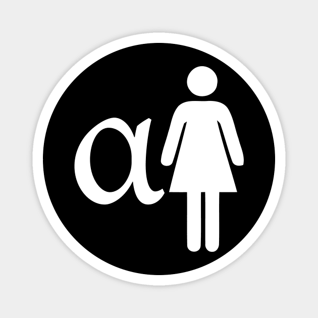 Alpha Female Magnet by n23tees